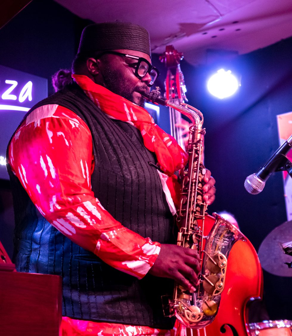 Godwin Louis, saxo alto_02 / Or Bareket Quartet feat. Godwin Louis